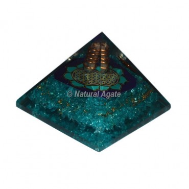 Crystal Quartz Yoga Orgonite Pyramid