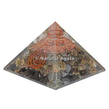 Labradorite Orgone Pyramid