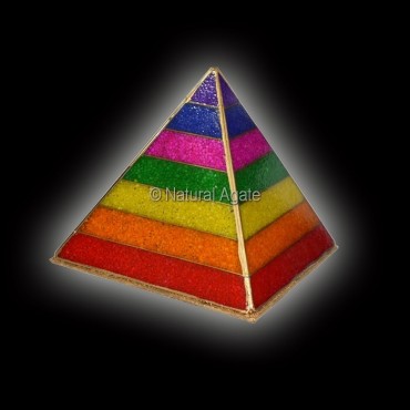 Orgone Chakra Chips Energy Lamp Pyramids