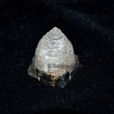 Crystal Quartz Orgone Shri Yantra