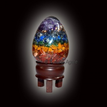 Seven Chakra Orgone Eggs