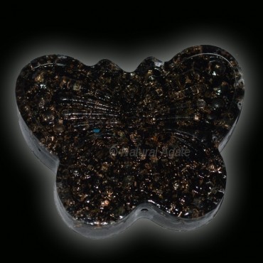 Orgone Black Tourmaine Butterfly Shape Paper Weigh