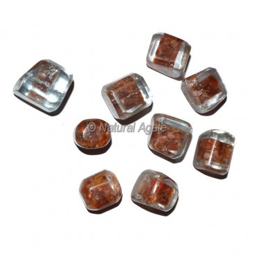 Peach Aventurine Orgonite Energy Tumbled Stones