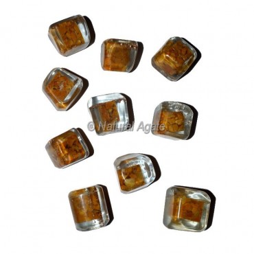 Yellow Jasper Orgonite Energy Tumbled Stones