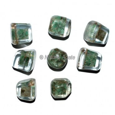 Green Aventurine Orgonite Energy Tumbled Stones