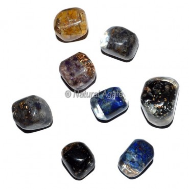 Mix Orgonite Energy Tumbled Stones