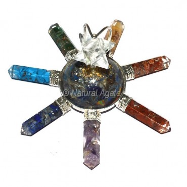 Merkaba Star With Seven Chakra Pencil Energy Generator