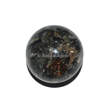 Black Tourmaline Orgone Sphere