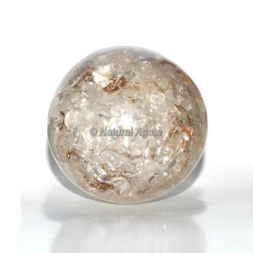 Crystal Quartz Orgone Sphere