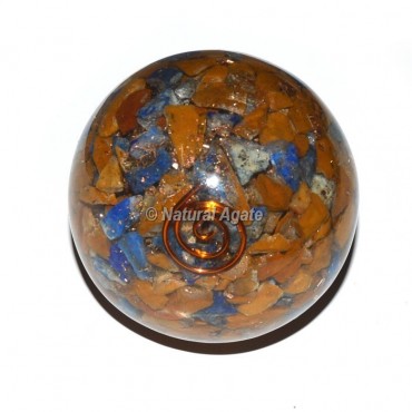 Mix Gemstone Orgone Sphere