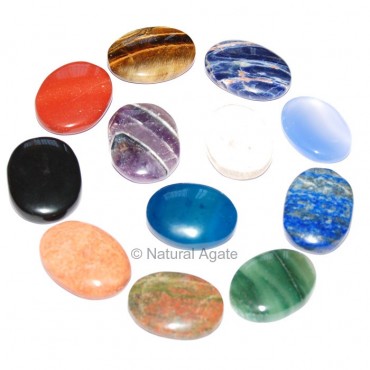 Mixed Gemstone Oval Cabochon