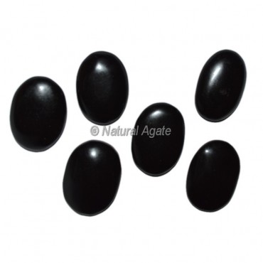 Black Tourmaline oval Cabs