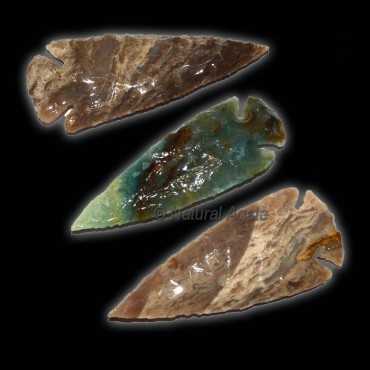 Fancy Jasper 4 Inches Polished Arrowheads