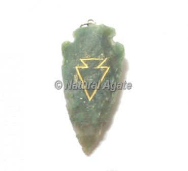 Carved Arrowheads Pendants