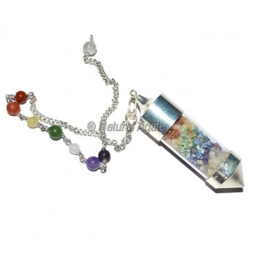 Seven Chakra With 7 Chakra Chain Chamber Pendulums