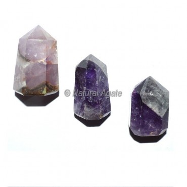 Amethyst 6 Faceted Healing Points