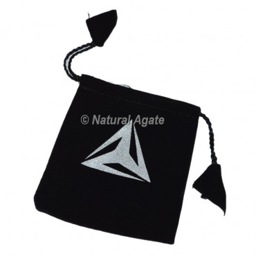 Celtic Pyramid Shape Velvet Pouch