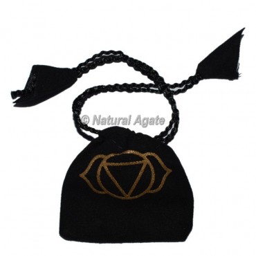 Third Eye Chakra Symbol Printed On Pouch