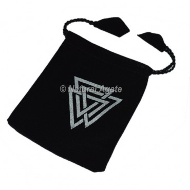 Reiki Symbol Black Pouch