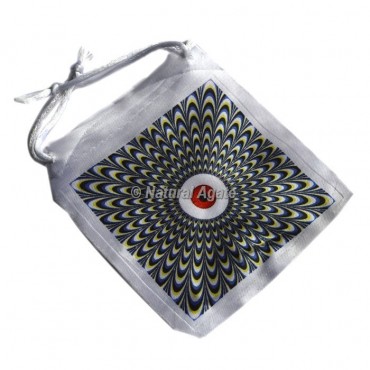 Flower Of Life 3D White Pouch