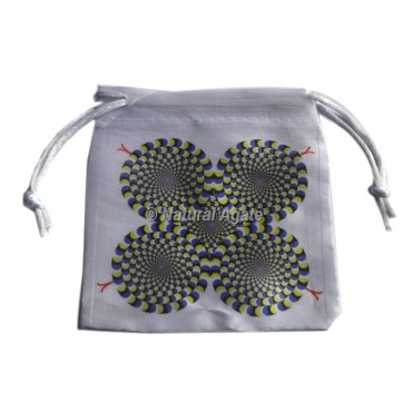 3D Flower Of Life Design On Pouch