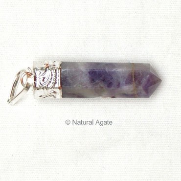 Amethyst Pencil Pendants