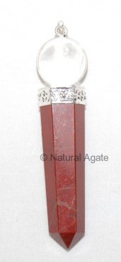 Red Jasper Ball Pendants