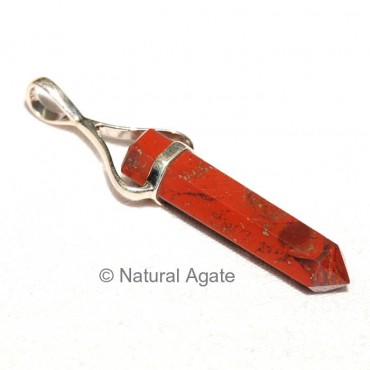 Red jasper Pencil pendants
