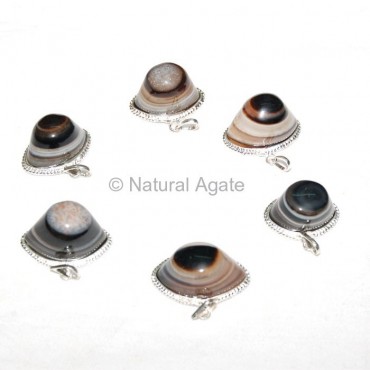 Agate Eye Pendants