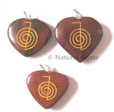 Red Jasper Choko Reiki Pendants