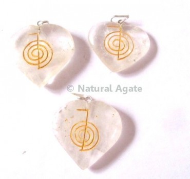 Crystal Quartz Choko Reiki Pendants