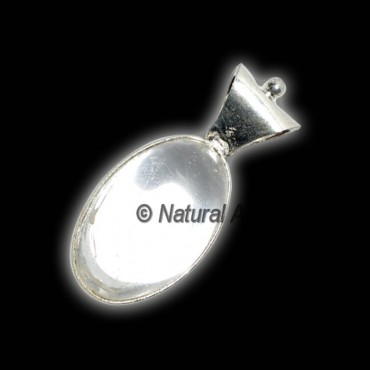 Crystal Quartz Lingam Pendants