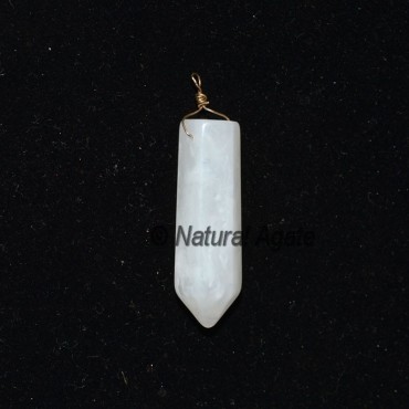 Quartz Natural Point Pendants