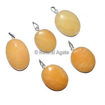 Yellow Aventurine Oval healing Pendants