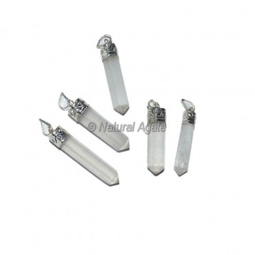 Selenite Pencil Pendants