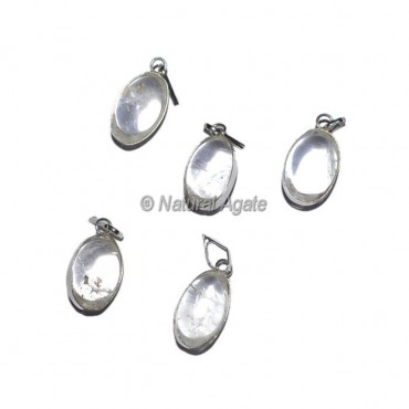 Crystal Quartz Lingam Healing Pendants