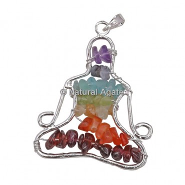 Sitting Buddha Shape Pendants