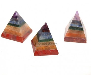 Seven Chakra Pyramids