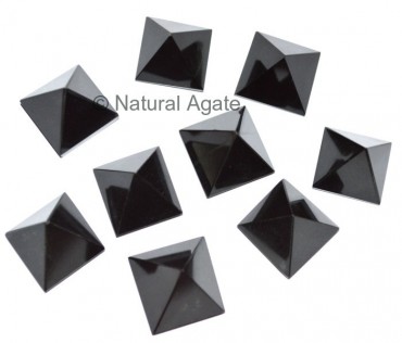 Black Agate Small Pyramids