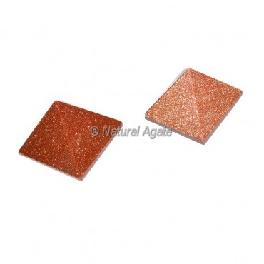 Brown Sunstone Small Pyramids