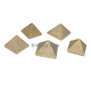 Cream Moonstone  Chakra Pyramids