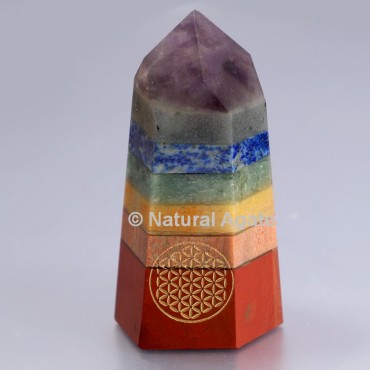 Chakra Bonded Generator With Flower Of Life