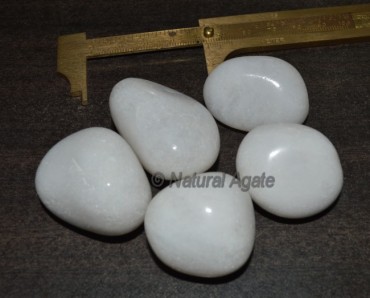 White Agate Pebbles