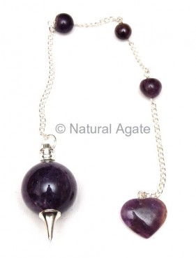 Amethyst Tear Drop Pendulums