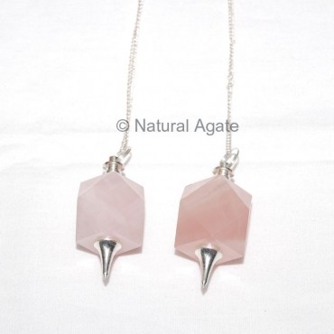 Rose Quartz Dowsing Pendulums