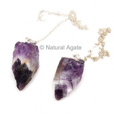 Amethyst Rough Pendulums