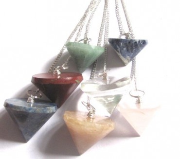 Mix Gemstone Cone Pendulums