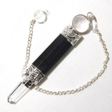 Black Agate 3pcs Pendulums