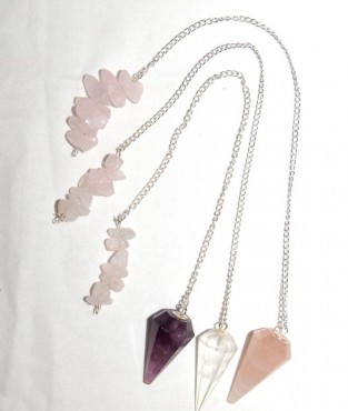 Quartz Healing Pendulums