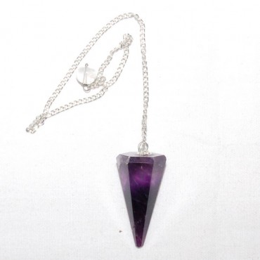 Amethyst 6 faceted Pendulums